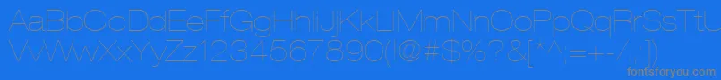 ContextRepriseLightexpSsiNormal Font – Gray Fonts on Blue Background