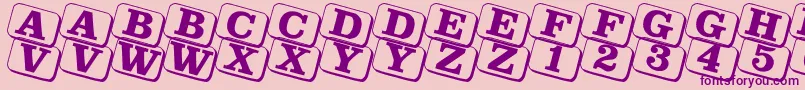 Joycards Font – Purple Fonts on Pink Background