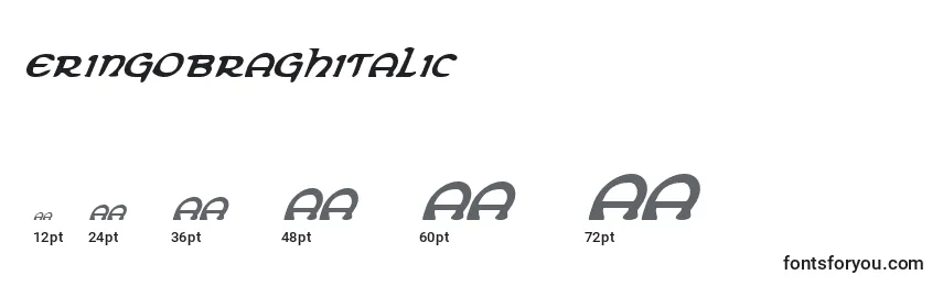 ErinGoBraghItalic Font Sizes