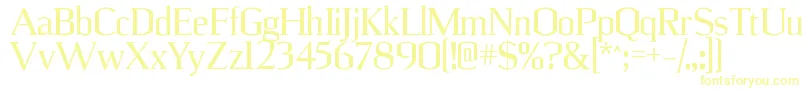 Шрифт UlianrgRegular – жёлтые шрифты
