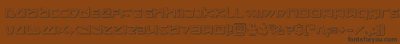 Kobold ffy Font – Black Fonts on Brown Background