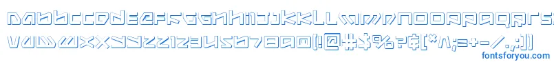 Kobold ffy-fontti – siniset fontit valkoisella taustalla