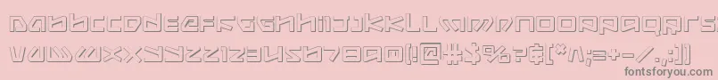 Kobold ffy Font – Gray Fonts on Pink Background