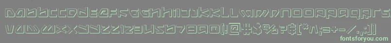 Kobold ffy Font – Green Fonts on Gray Background