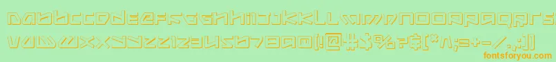 Kobold ffy Font – Orange Fonts on Green Background