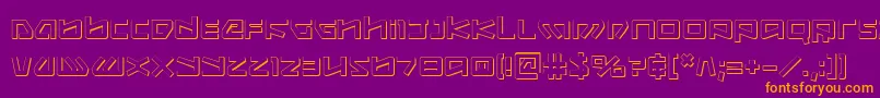 Kobold ffy Font – Orange Fonts on Purple Background