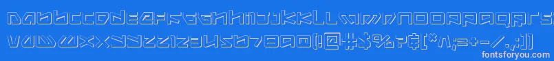 Kobold ffy Font – Pink Fonts on Blue Background