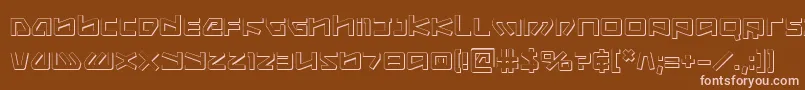 Kobold ffy Font – Pink Fonts on Brown Background