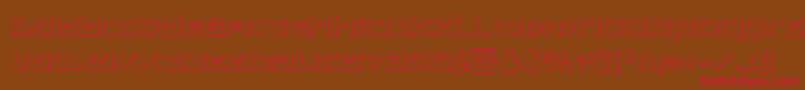 Kobold ffy Font – Red Fonts on Brown Background