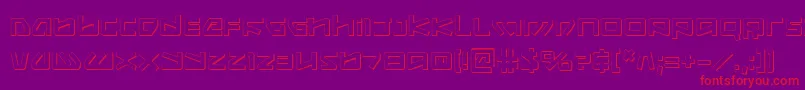 Kobold ffy Font – Red Fonts on Purple Background