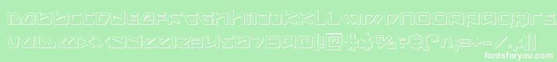 Kobold ffy Font – White Fonts on Green Background