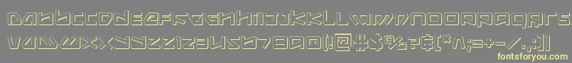 Kobold ffy Font – Yellow Fonts on Gray Background