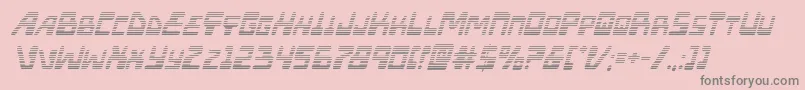 Xpedgradital-Schriftart – Graue Schriften auf rosa Hintergrund