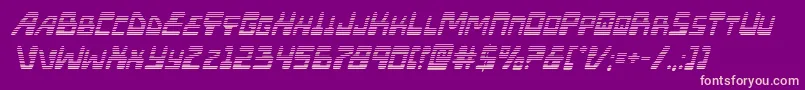 Xpedgradital Font – Pink Fonts on Purple Background