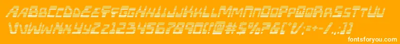 Xpedgradital Font – White Fonts on Orange Background