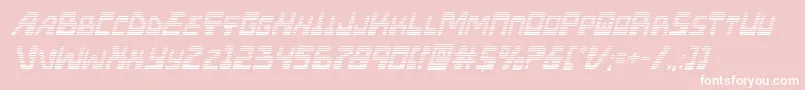 Xpedgradital Font – White Fonts on Pink Background