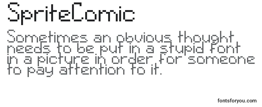 SpriteComic-fontti