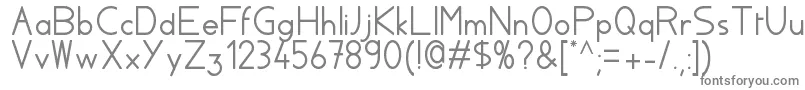Шрифт Aylacsscript – серые шрифты на белом фоне