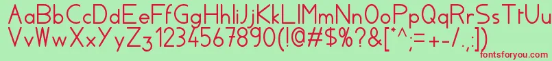 Aylacsscript Font – Red Fonts on Green Background
