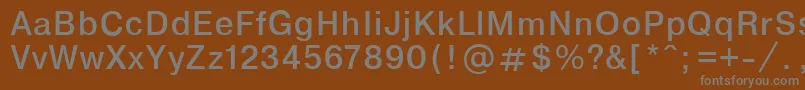 Шрифт Encycpla – серые шрифты на коричневом фоне