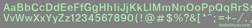 Шрифт Encycpla – зелёные шрифты на сером фоне