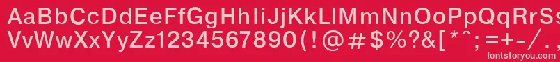 Encycpla Font – Pink Fonts on Red Background