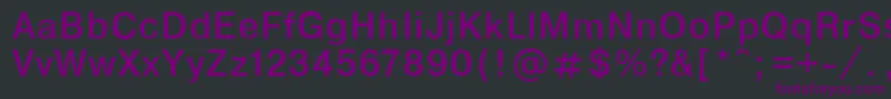 Шрифт Encycpla – фиолетовые шрифты на чёрном фоне