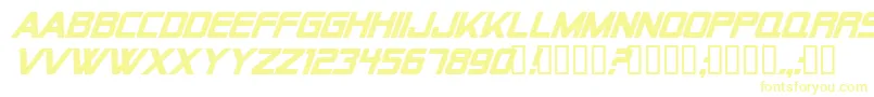 AlienEncountersSolidBoldItalic Font – Yellow Fonts