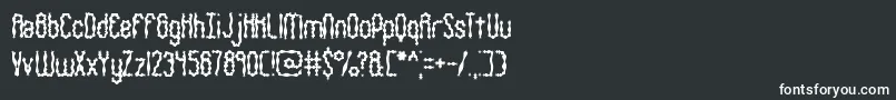 WigglySquigglyBrk-Schriftart – Weiße Schriften