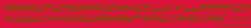 Lisätietoja QuickgearCondensed-fontista QuickgearCondensed-fontti – ruskeat fontit punaisella taustalla