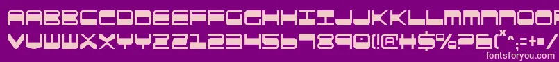 Weitere Informationen zur QuickgearCondensed-Schriftart QuickgearCondensed-Schriftart – Rosa Schriften auf violettem Hintergrund