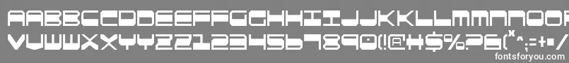 QuickgearCondensed Font – White Fonts on Gray Background