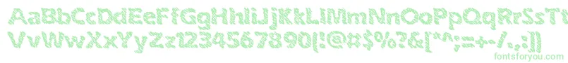 InkSwipesBrk-Schriftart – Grüne Schriften