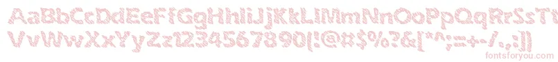 InkSwipesBrk Font – Pink Fonts on White Background