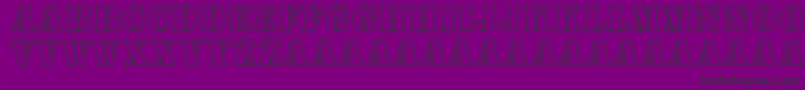 Więcej informacji o czcionce BoneyardArmy Czcionka BoneyardArmy – czarne czcionki na fioletowym tle