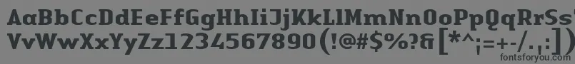 Saiba mais sobre a fonte LinotypeAuthenticSerifBold Fonte LinotypeAuthenticSerifBold – fontes pretas em um fundo cinza