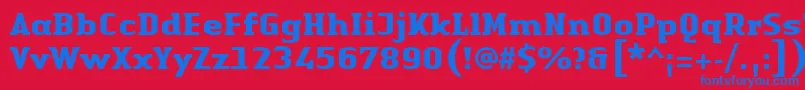 More about LinotypeAuthenticSerifBold Font LinotypeAuthenticSerifBold Font – Blue Fonts on Red Background