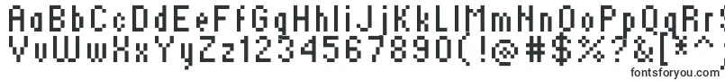 Standard0758-fontti – Ilman serifejä olevat fontit