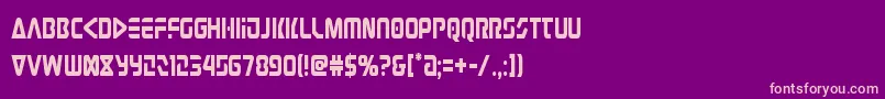 Judgev2cond Font – Pink Fonts on Purple Background
