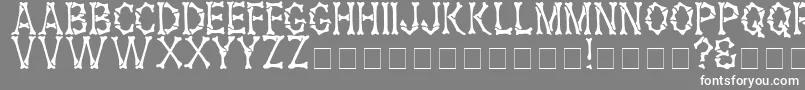 HeadhunterMedium Font – White Fonts on Gray Background