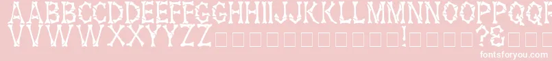 HeadhunterMedium Font – White Fonts on Pink Background