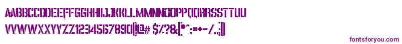 VincaStencil Font – Purple Fonts