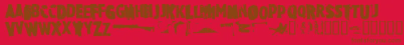 Lisätietoja RubbermaidSingle-fontista RubbermaidSingle-fontti – ruskeat fontit punaisella taustalla