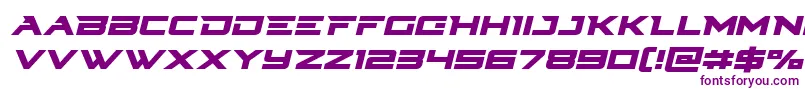 Cyberdyneital Font – Purple Fonts on White Background