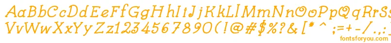 KidsBookBoldItalic Font – Orange Fonts