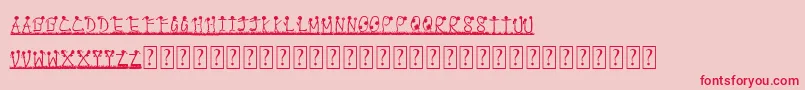 PappuPassHoGaya Font – Red Fonts on Pink Background