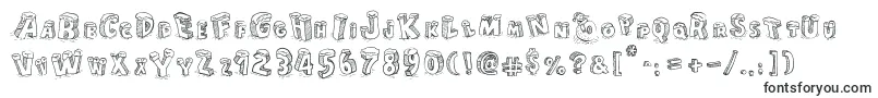 CartoonBlocksChristmas-Schriftart – Schriften mit Kontur