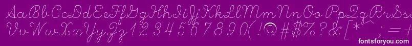 Подробнее о шрифте Scripts Шрифт Scripts – белые шрифты на фиолетовом фоне