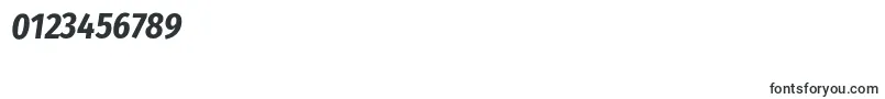 FirasanscondensedBolditalic Font – Fonts for Numbers and Digits