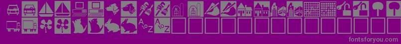 En savoir plus sur la police ClassifiedRegular Police ClassifiedRegular – polices grises sur fond violet